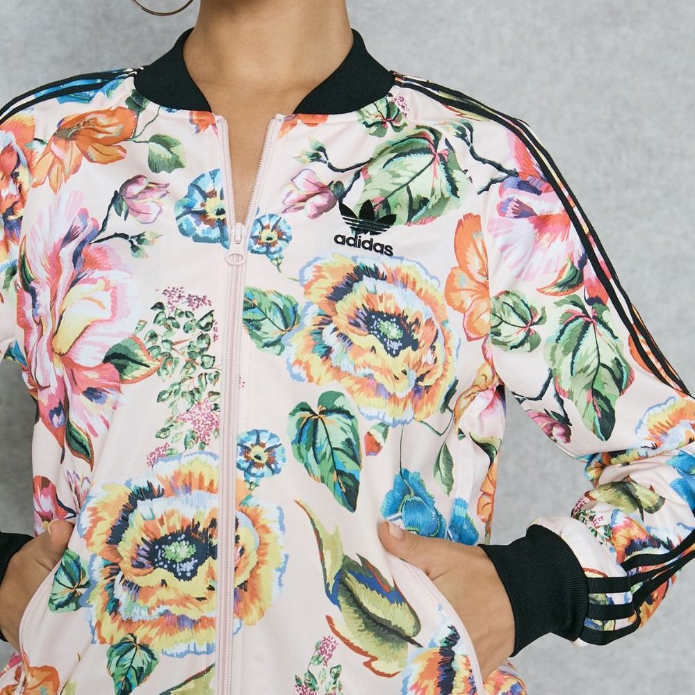 adidas Originals Floralita Track Jacket - Size L